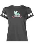 Natasha Zinko Chillin graphic-print T-shirt - Grey