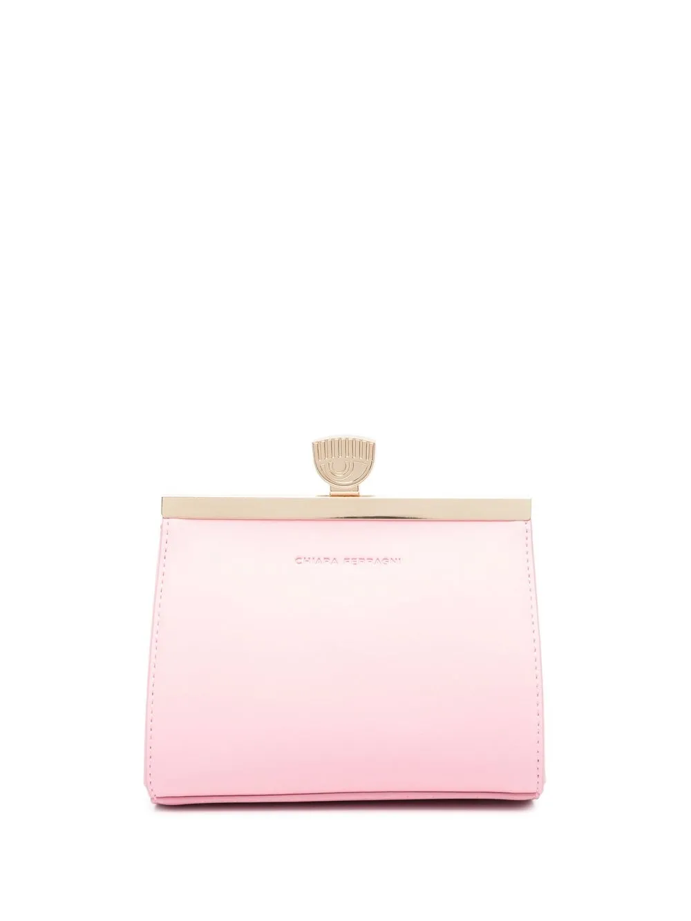 

Chiara Ferragni logo-clasp clutch bag - Pink