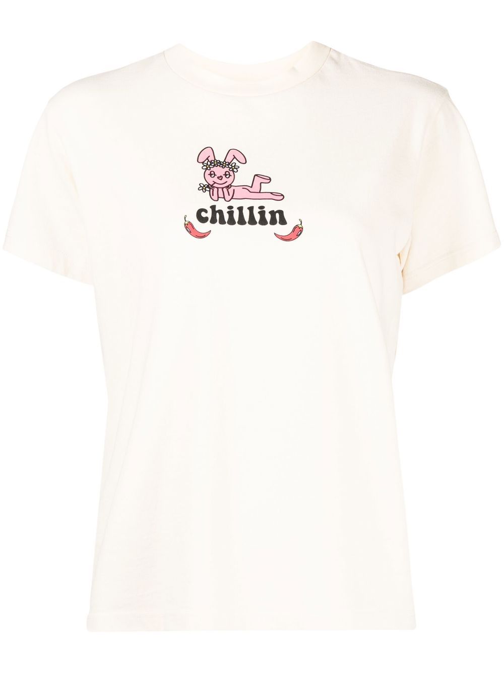 NATASHA ZINKO CHILLIN GRAPHIC-PRINT T-SHIRT