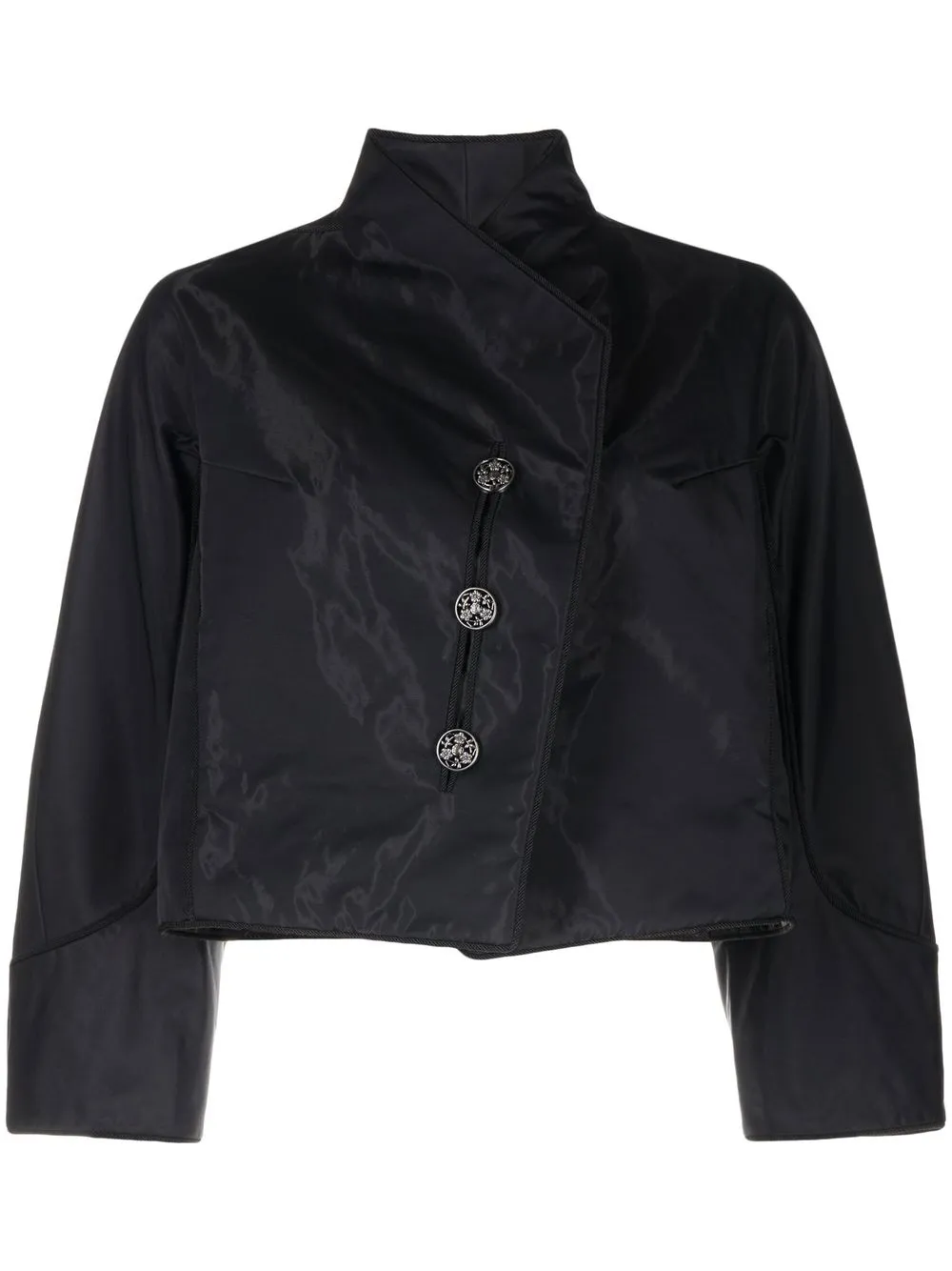 

SHIATZY CHEN Reminiscence metallic-jacquard jacket - Black