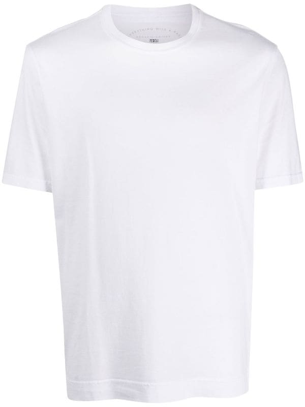 Fedeli crew-neck organic-cotton T-shirt - Farfetch