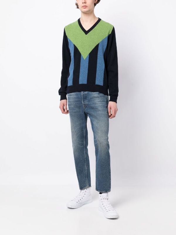 Vertical striped jumper on sale mens