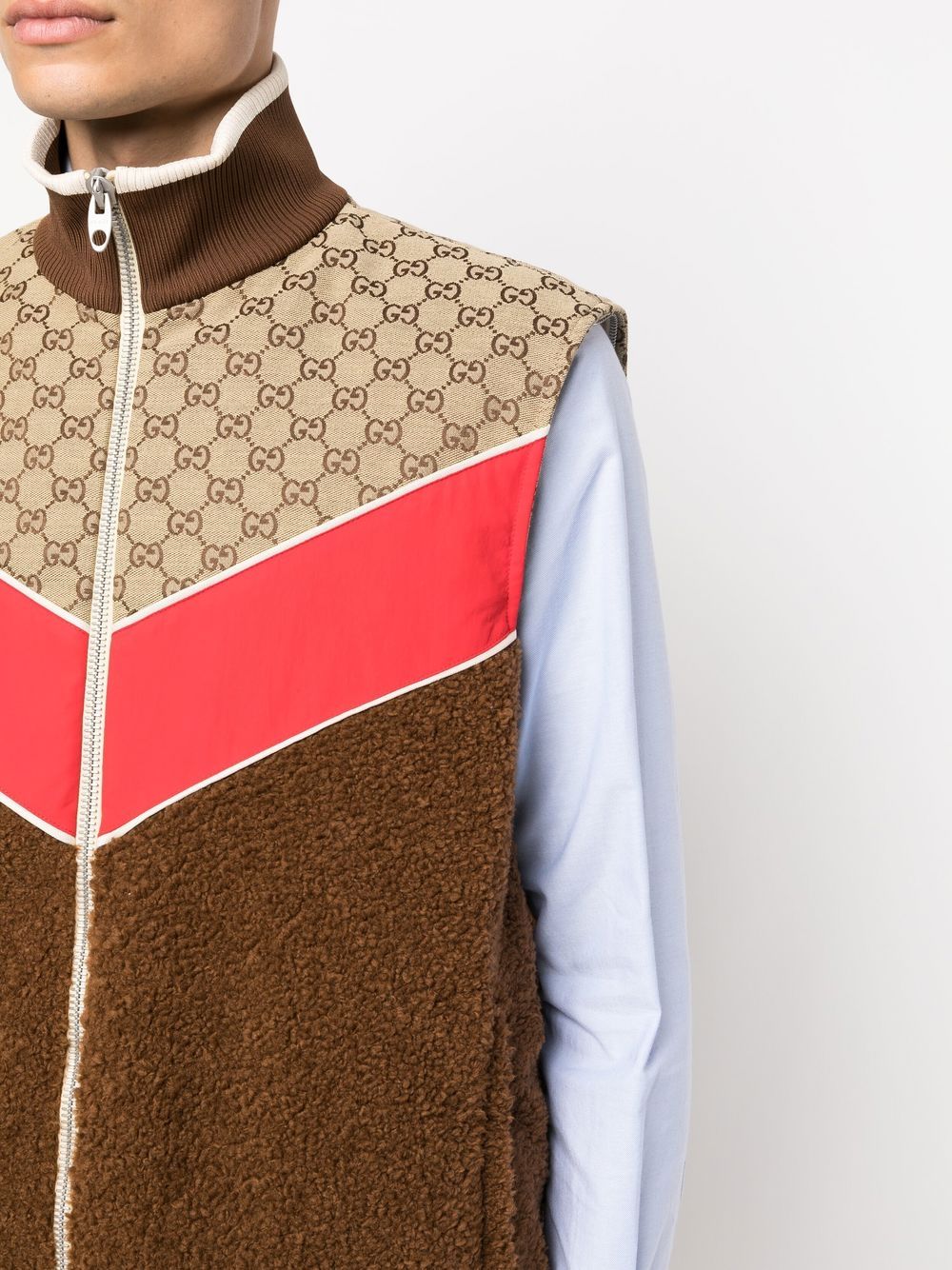 Gucci GG monogram-pattern zip-up Jacket - Farfetch