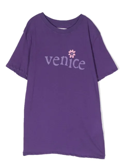 ERL cotton slogan-print T-shirt