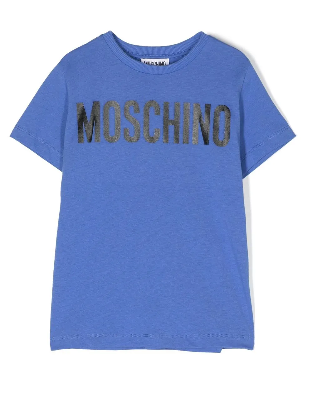 

Moschino Kids logo print T-shirt - Blue