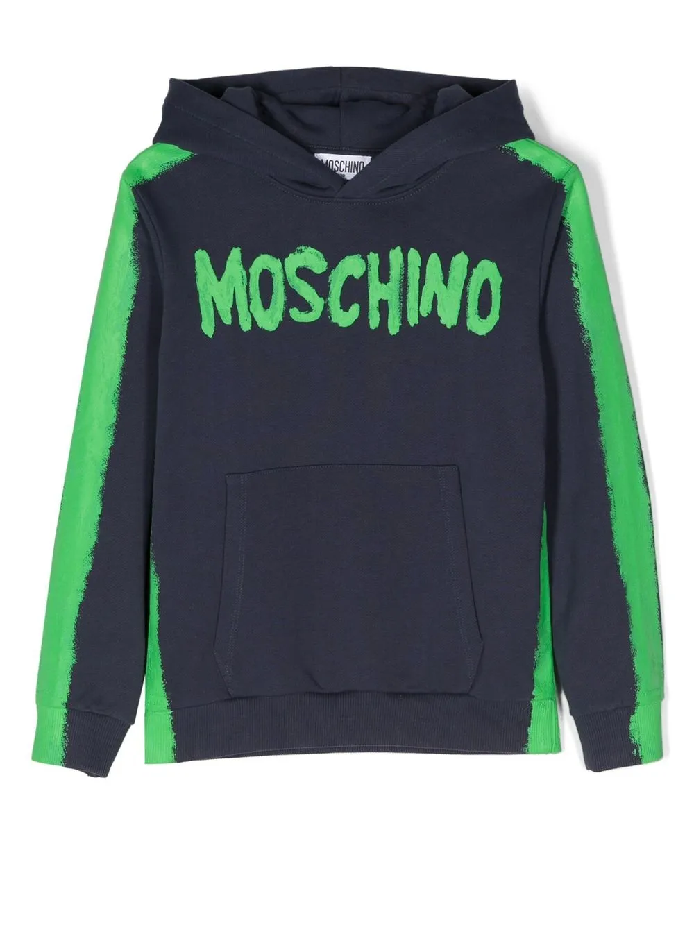 

Moschino Kids hoodie con logo estampado - Azul