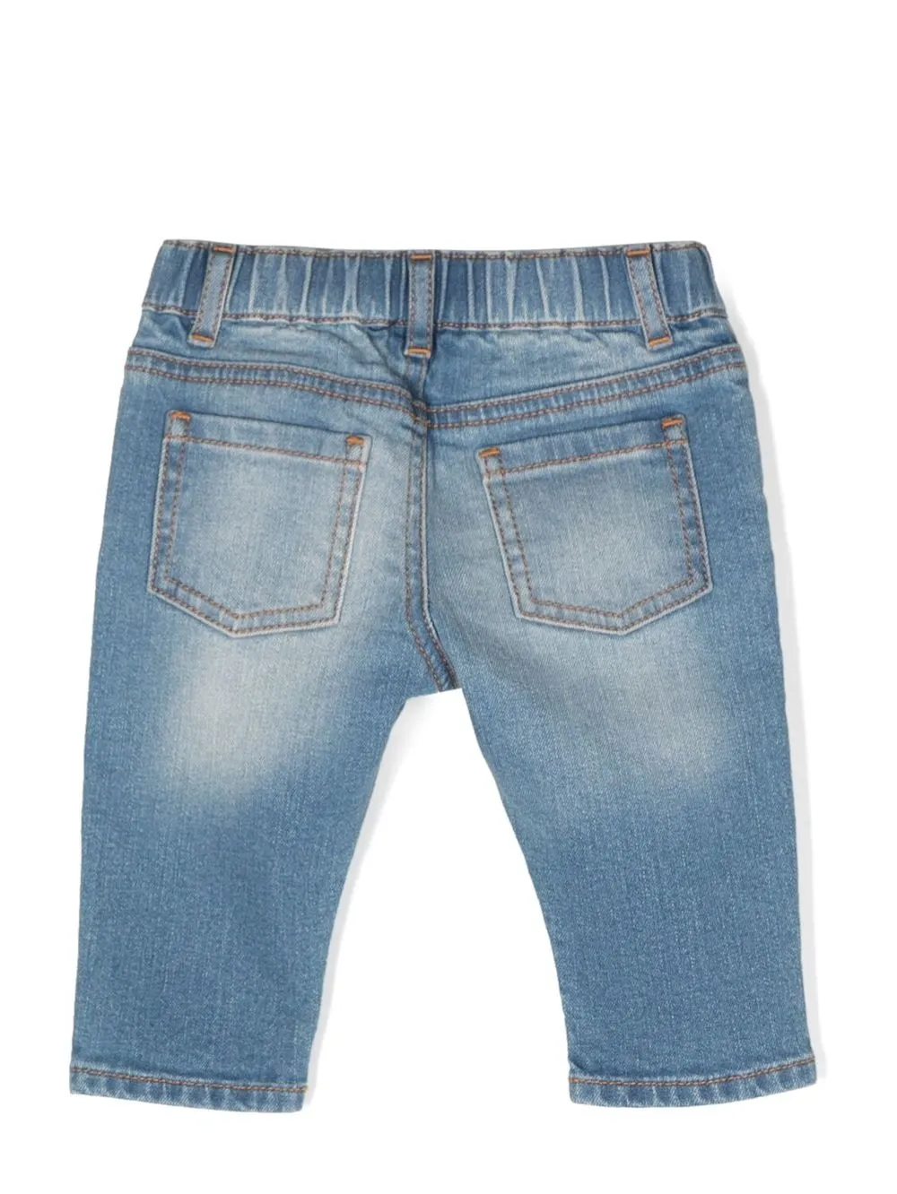 Moschino Kids Straight jeans - Blauw