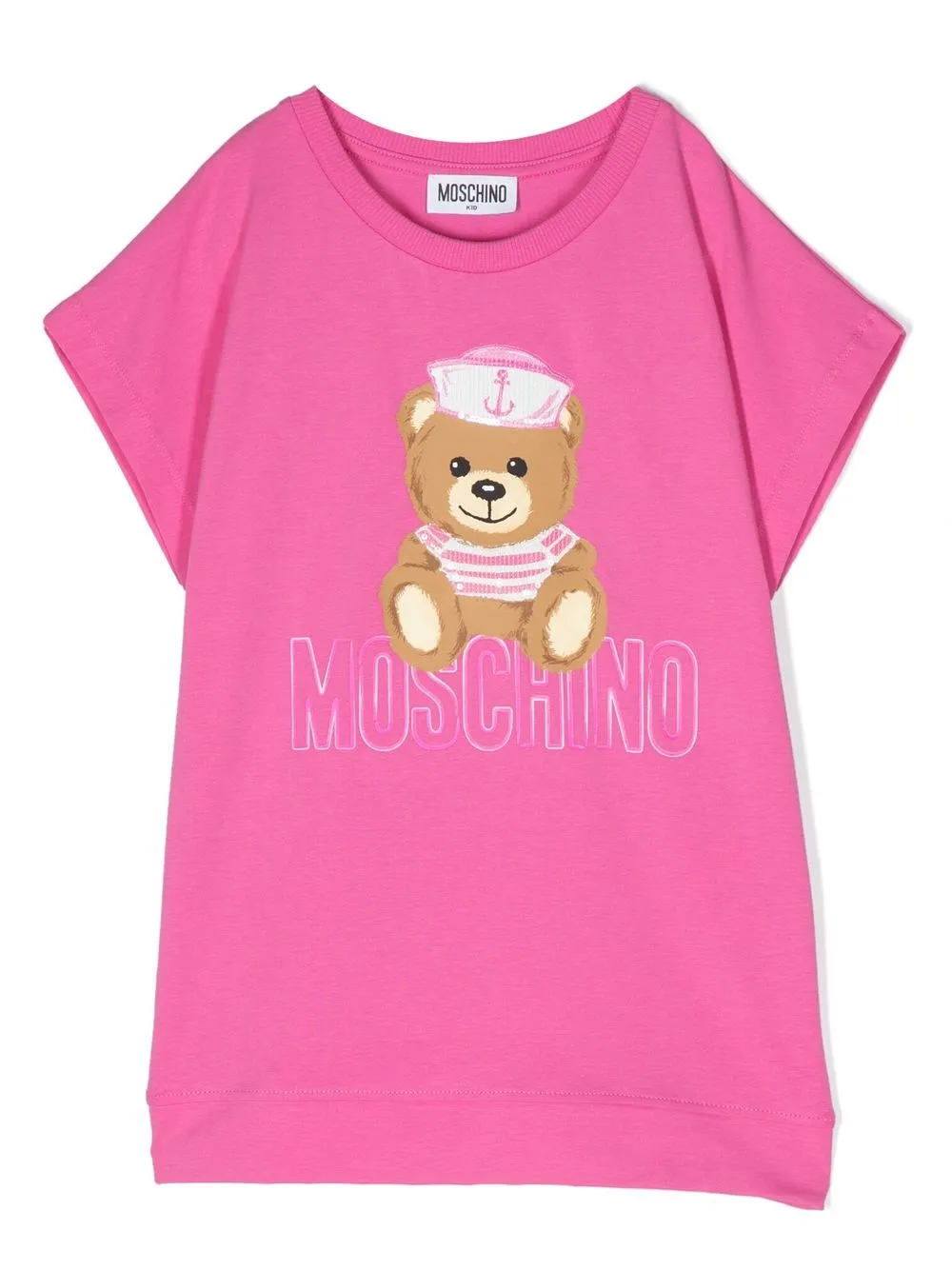 

Moschino Kids Teddy Bear cotton T-Shirt - Pink
