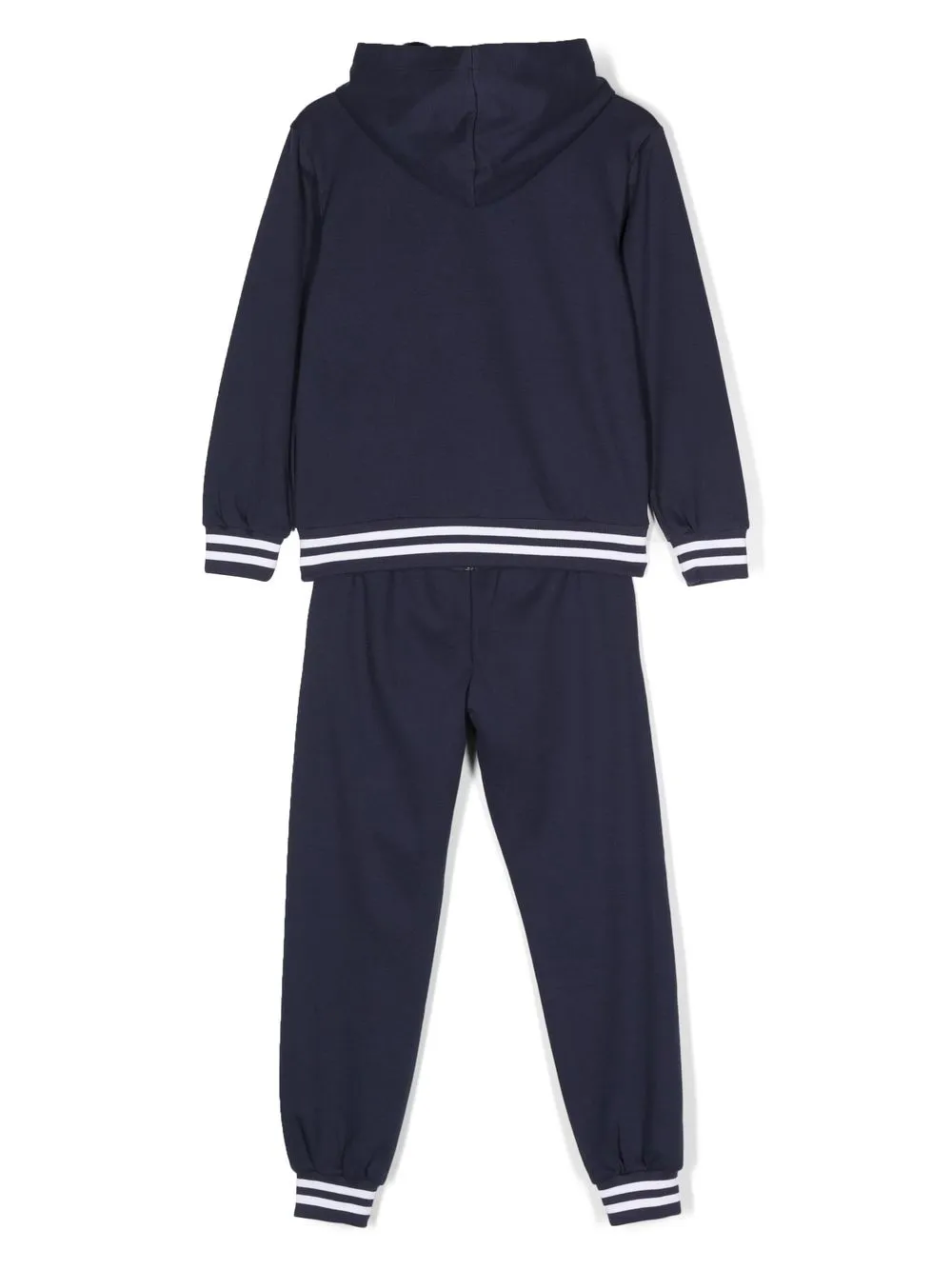 Moschino Kids Trainingspak met capuchon - Blauw