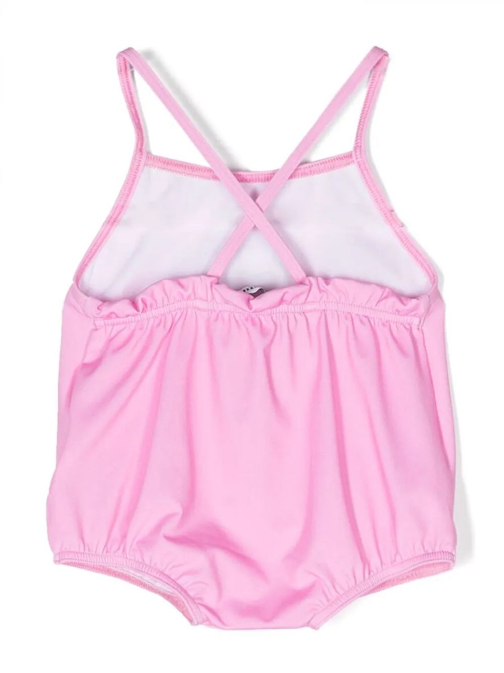 Moschino Kids Badpak met gekruiste bandjes - Roze