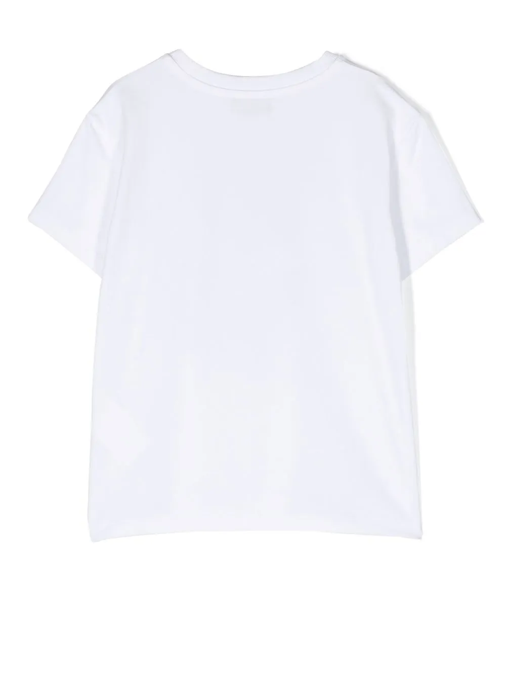 Moschino Kids Katoenen T-shirt - Wit