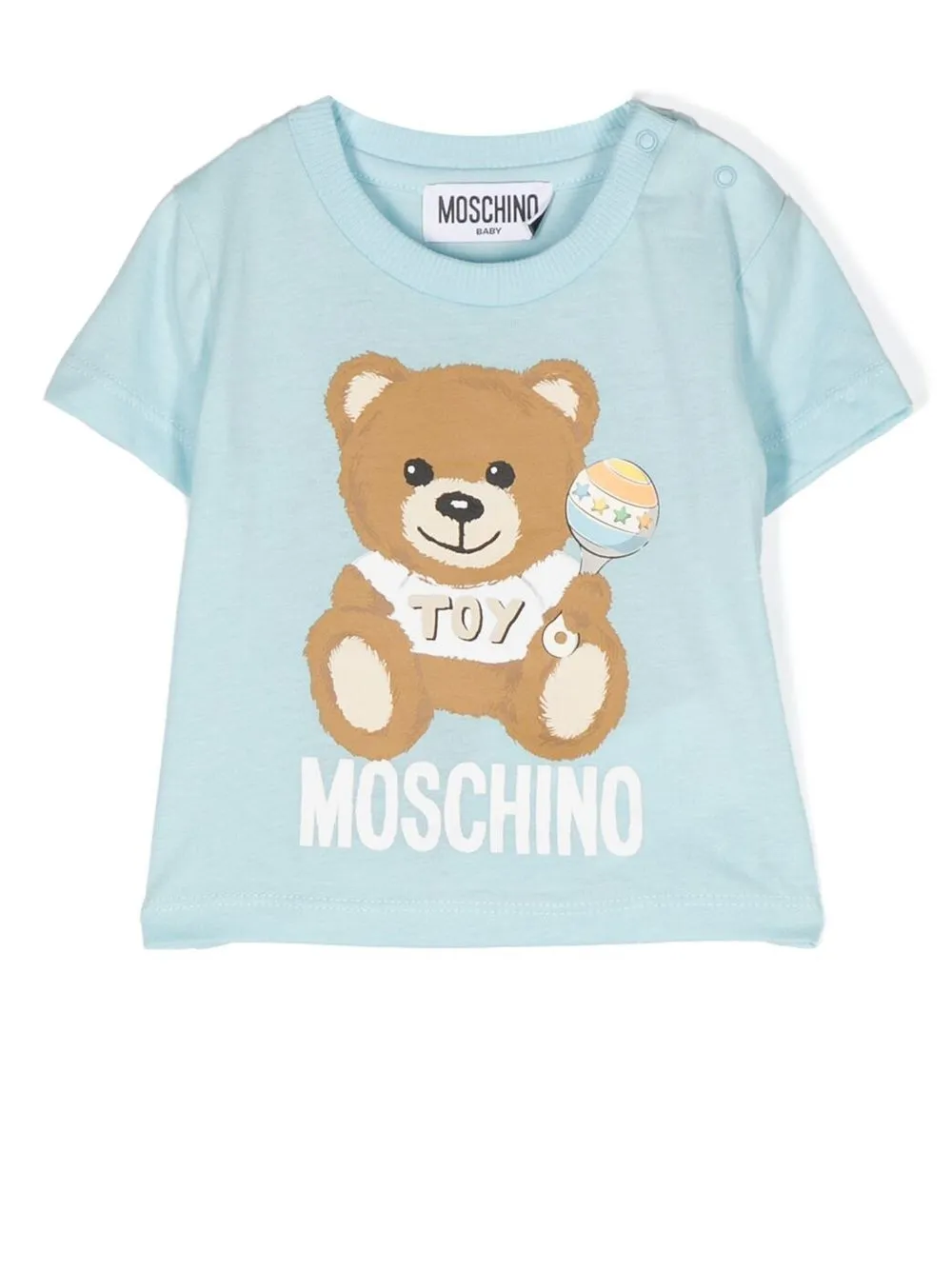 

Moschino Kids playera con motivo Teddy Bear - Azul