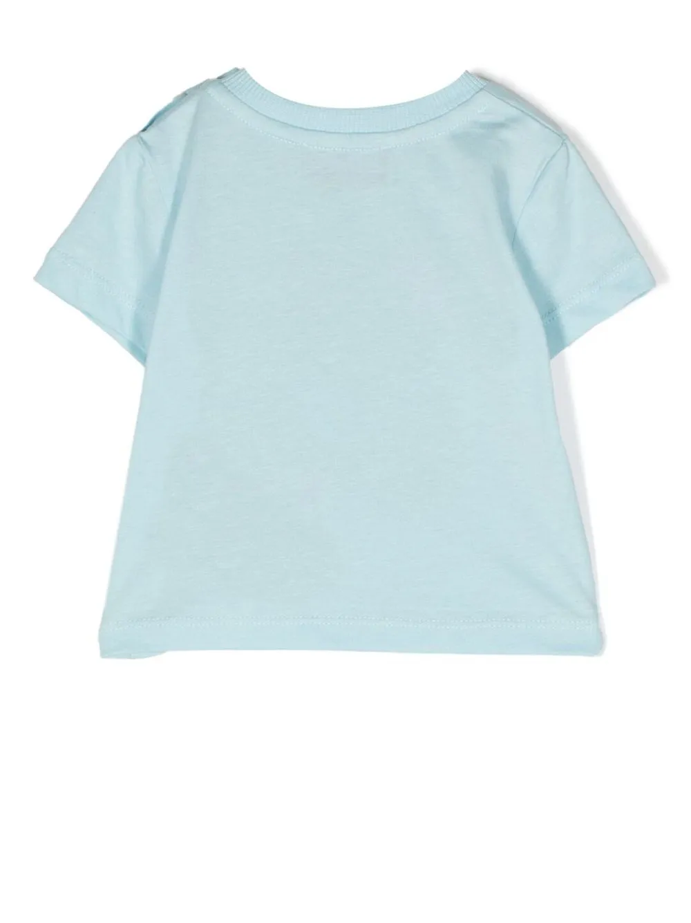 Moschino Kids Katoenen T-shirt - Blauw