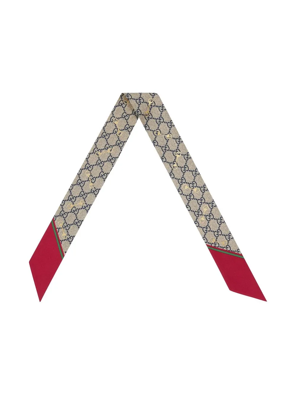 Gucci Strik met GG print - Beige