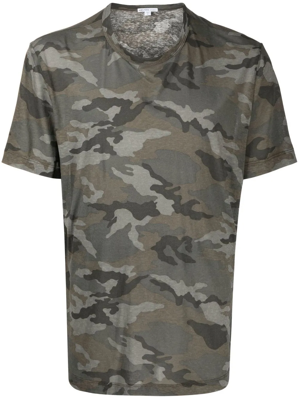 

James Perse camouflage-print cotton T-Shirt - Grey