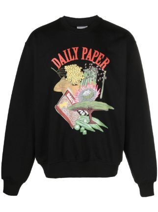 Daily Paper logo-print Sweatshirt - Farfetch