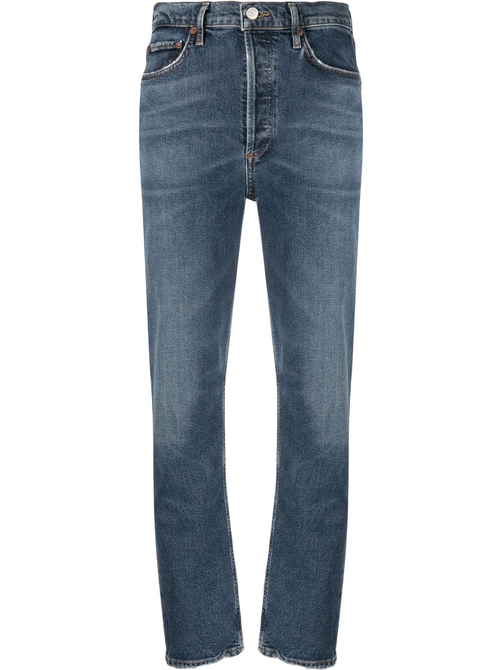 Image 1 of AGOLDE high-waisted slim-fit jeans