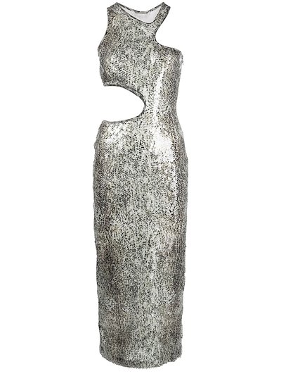 Stella McCartney - sequin-embellished cut-out dress