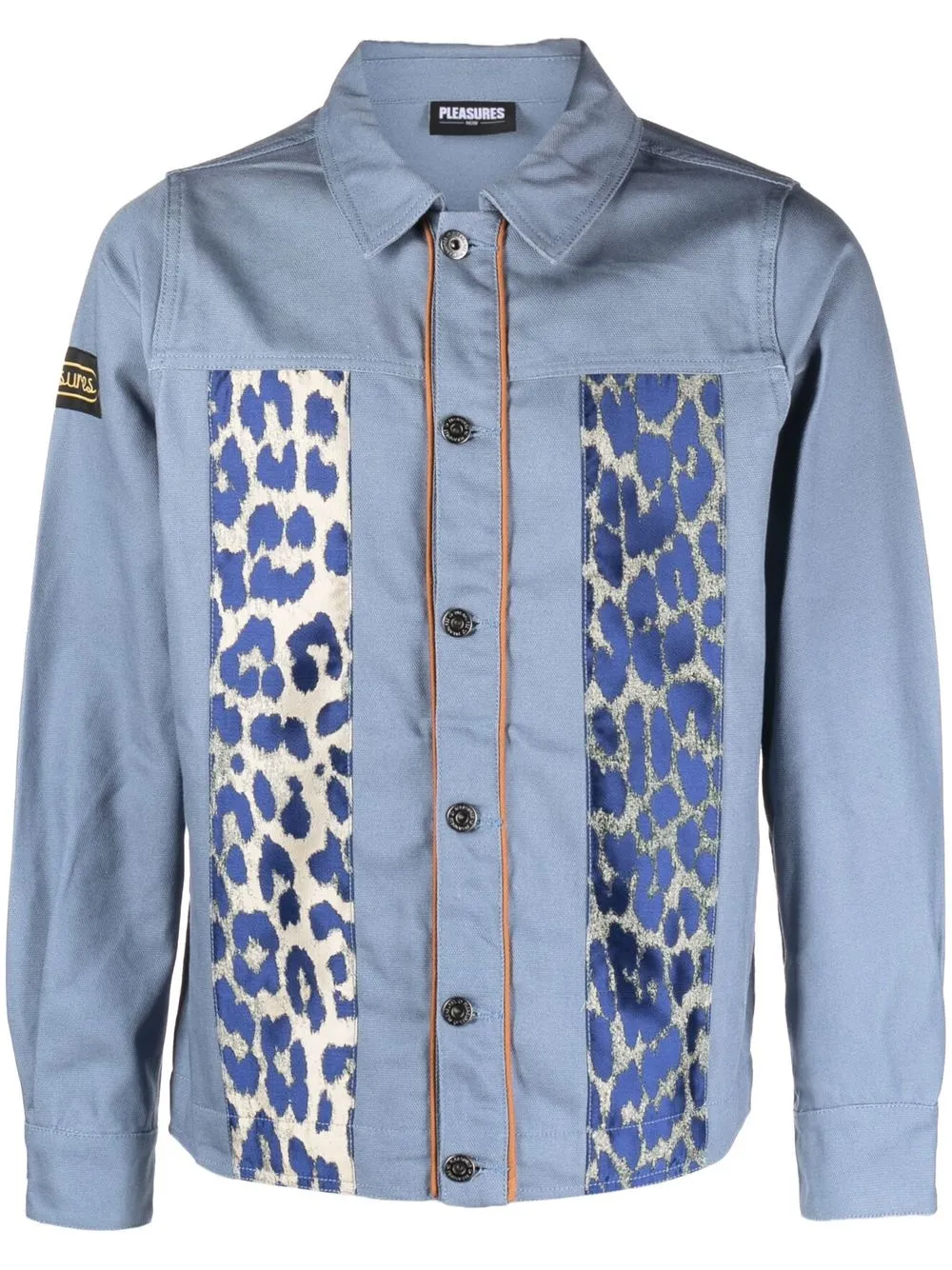 

Pleasures Distortion patchwork jacket - Blue