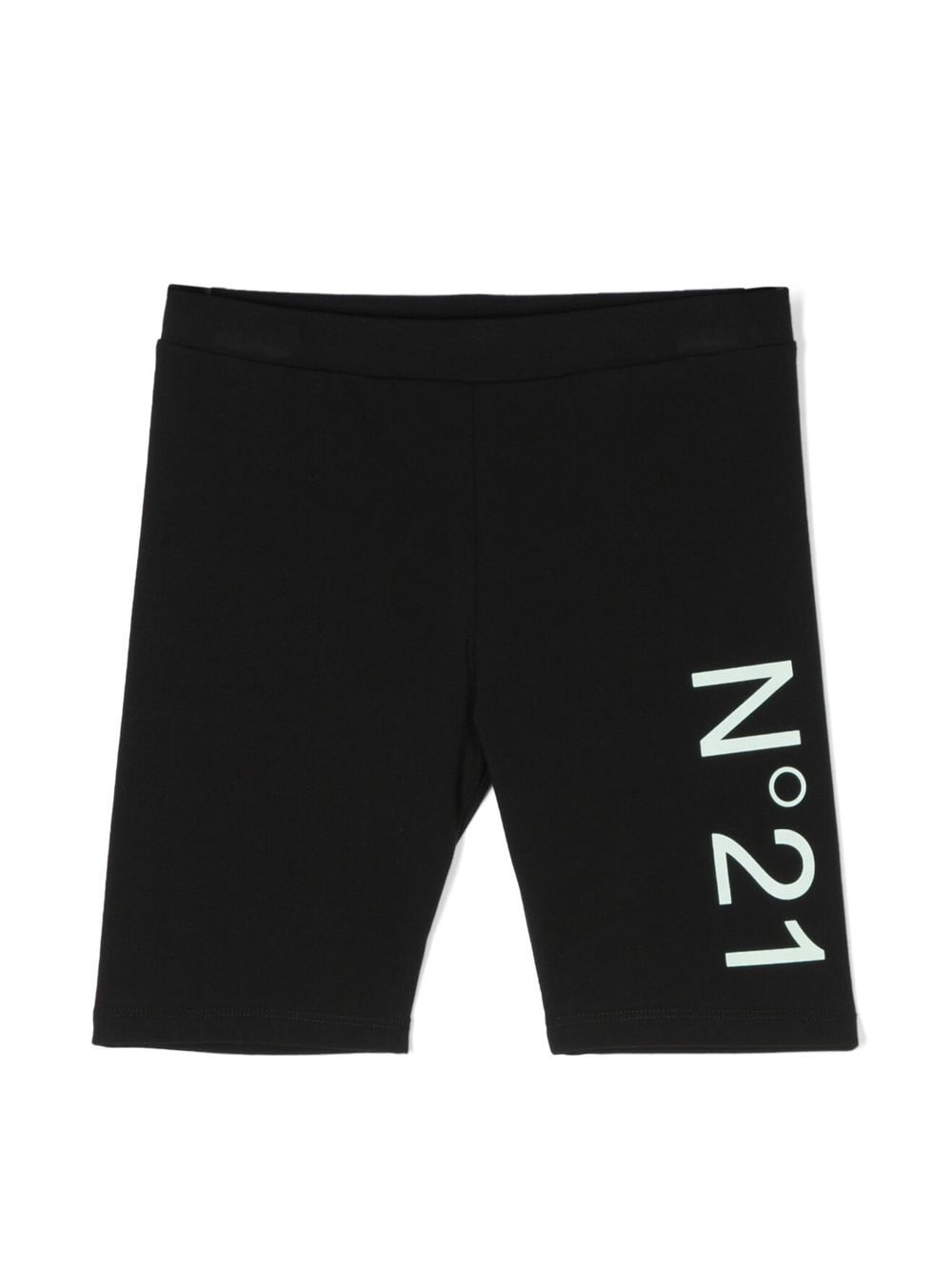 Shop N°21 Logo-print Cycling Shorts In Black