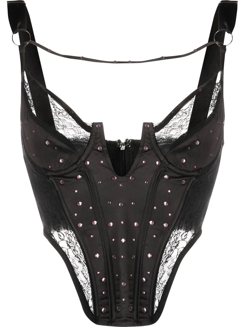 

Loulou studded corset top - Black