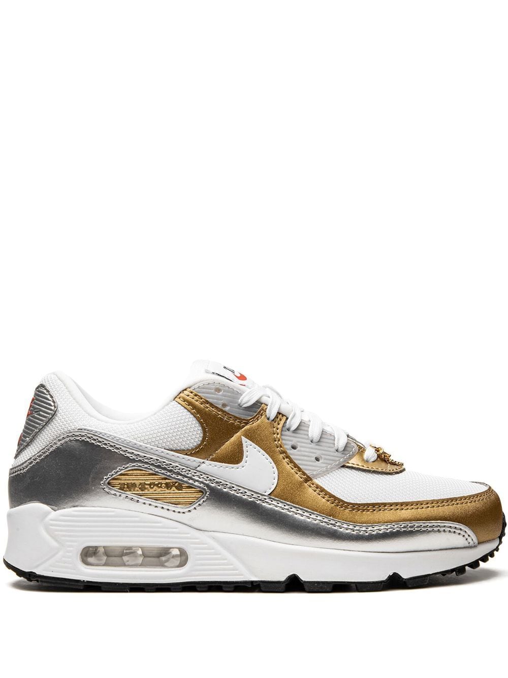 Nike Air Max 90 Se Low-top Sneakers In Gold