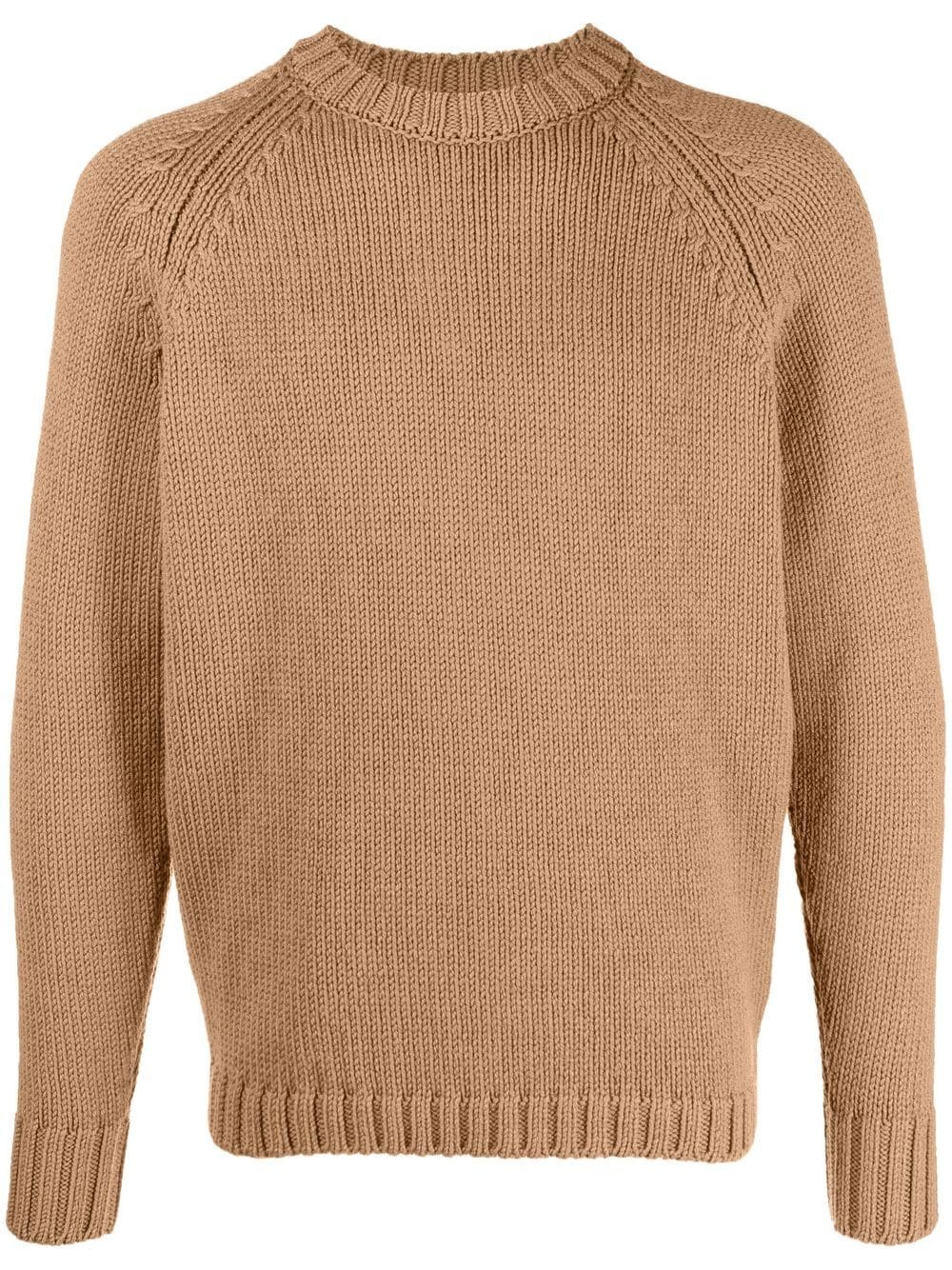 TEN C CREW-NECK WOOL JUMPER