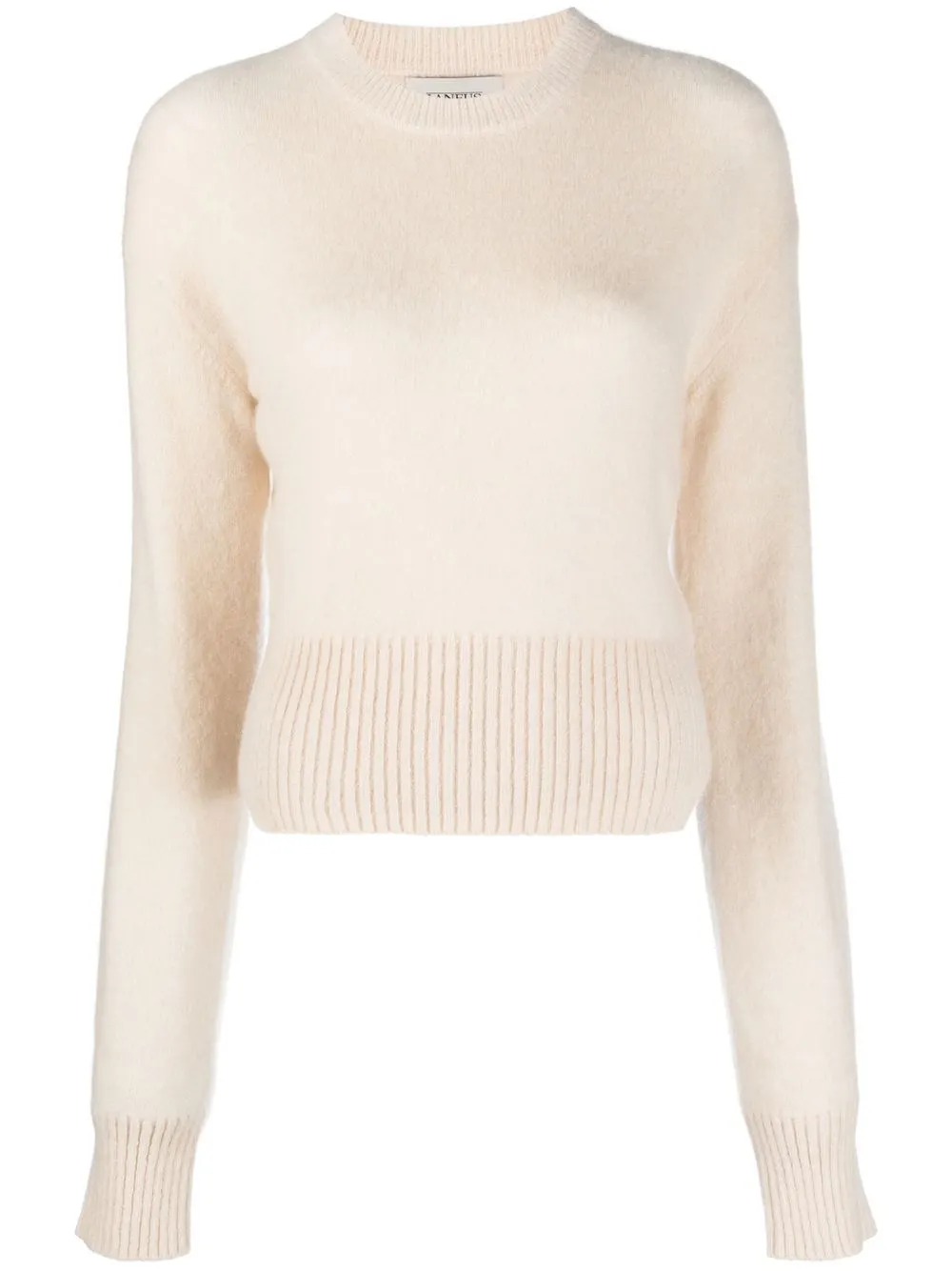 

Laneus cropped cashmere-blend jumper - Neutrals