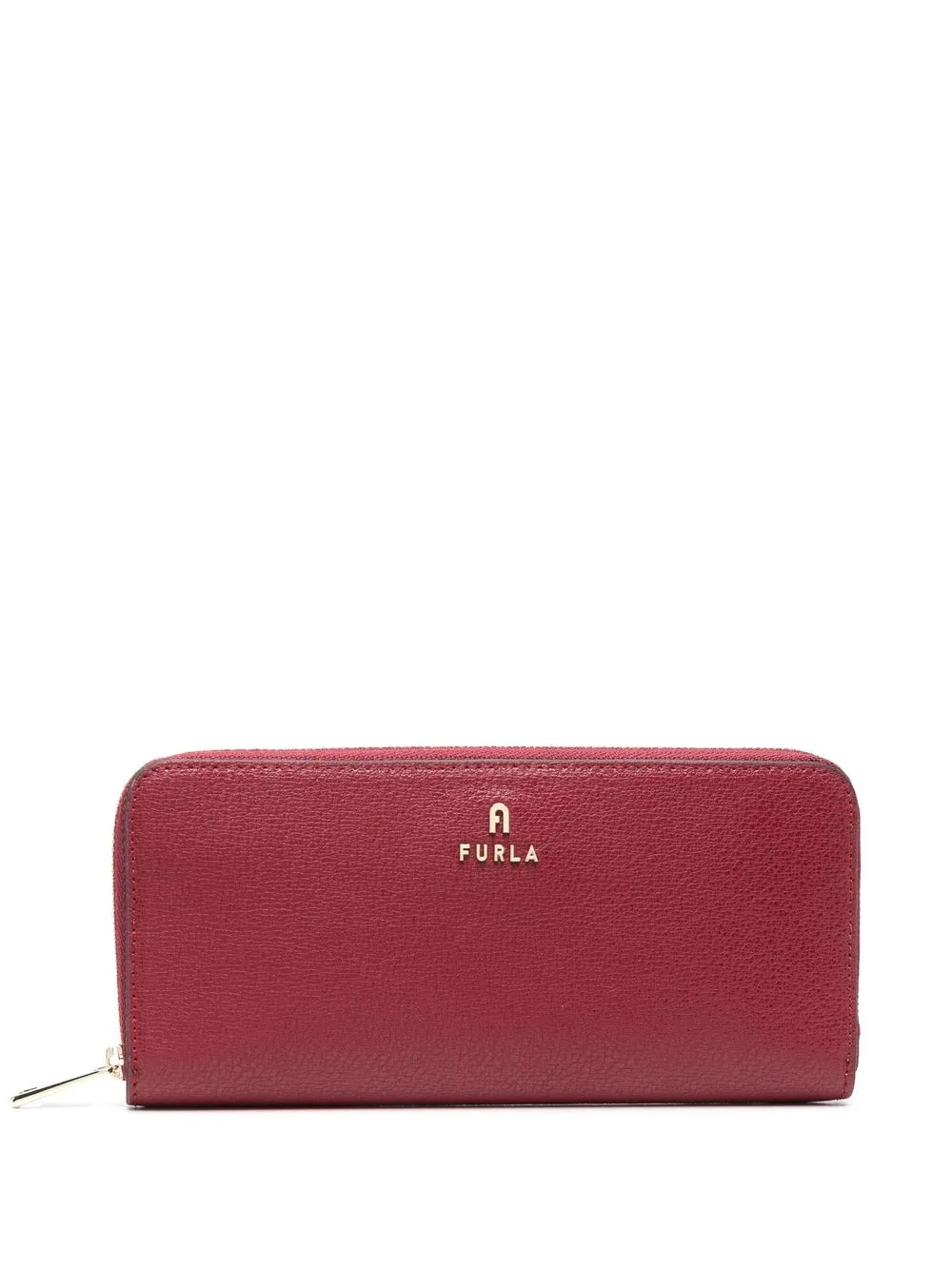 

Furla logo-plaque continental wallet - Red