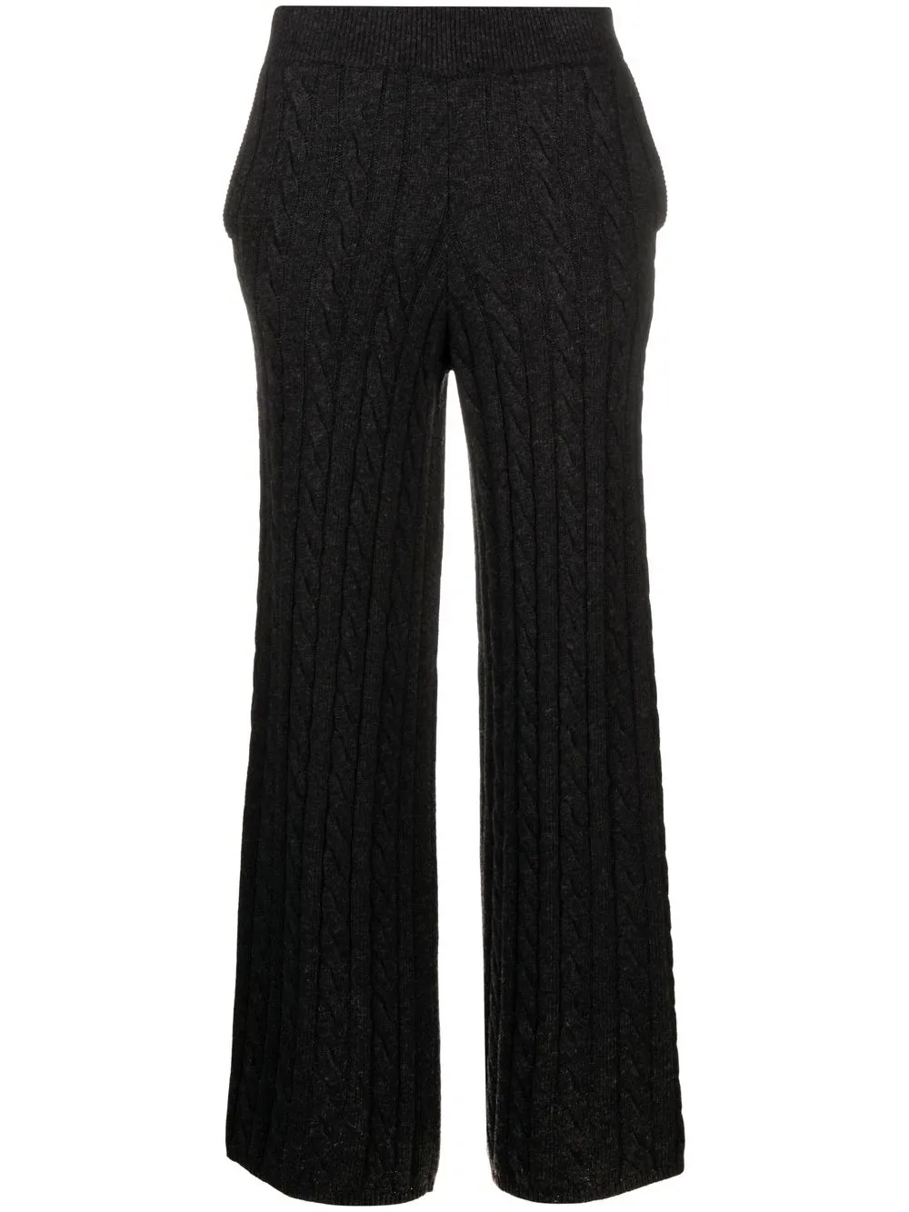 

JOSEPH pantalones rectos tejido de ochos - Gris