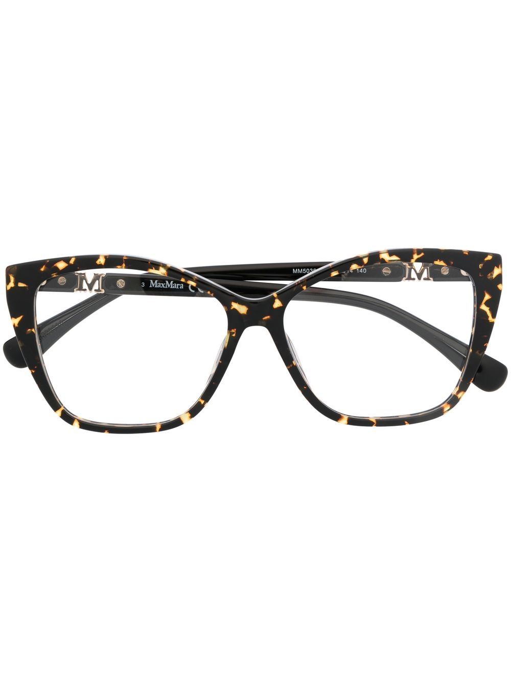 Max Mara Eyewear tortoiseshell square frame glasses Women