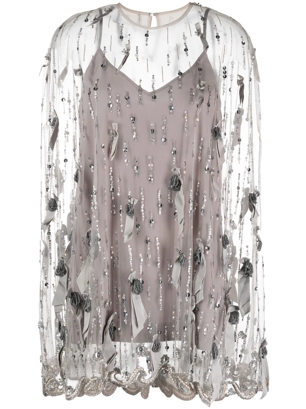 

Bernadette vestido Noahcon capa - Gris