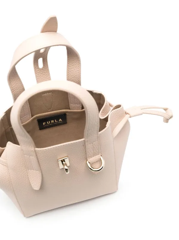 Furla Net Leather Tote Bag | Pink | FARFETCH JO