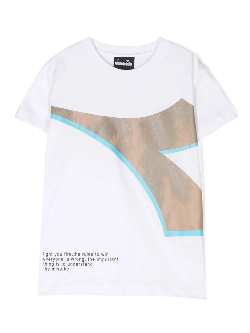 

Diadora Junior logo-print cotton T-shirt - White