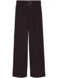 Proenza Schouler White Label belted-waist cargo trousers - Black