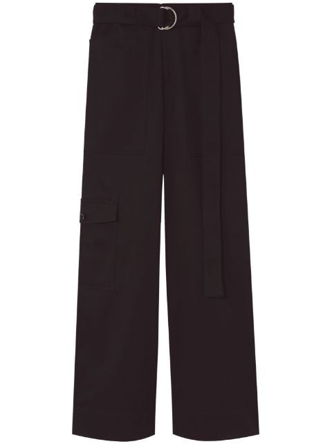 Proenza Schouler White Label belted-waist cargo trousers 