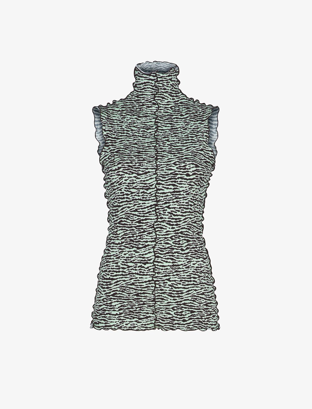 Slinky Jersey Turtleneck Top