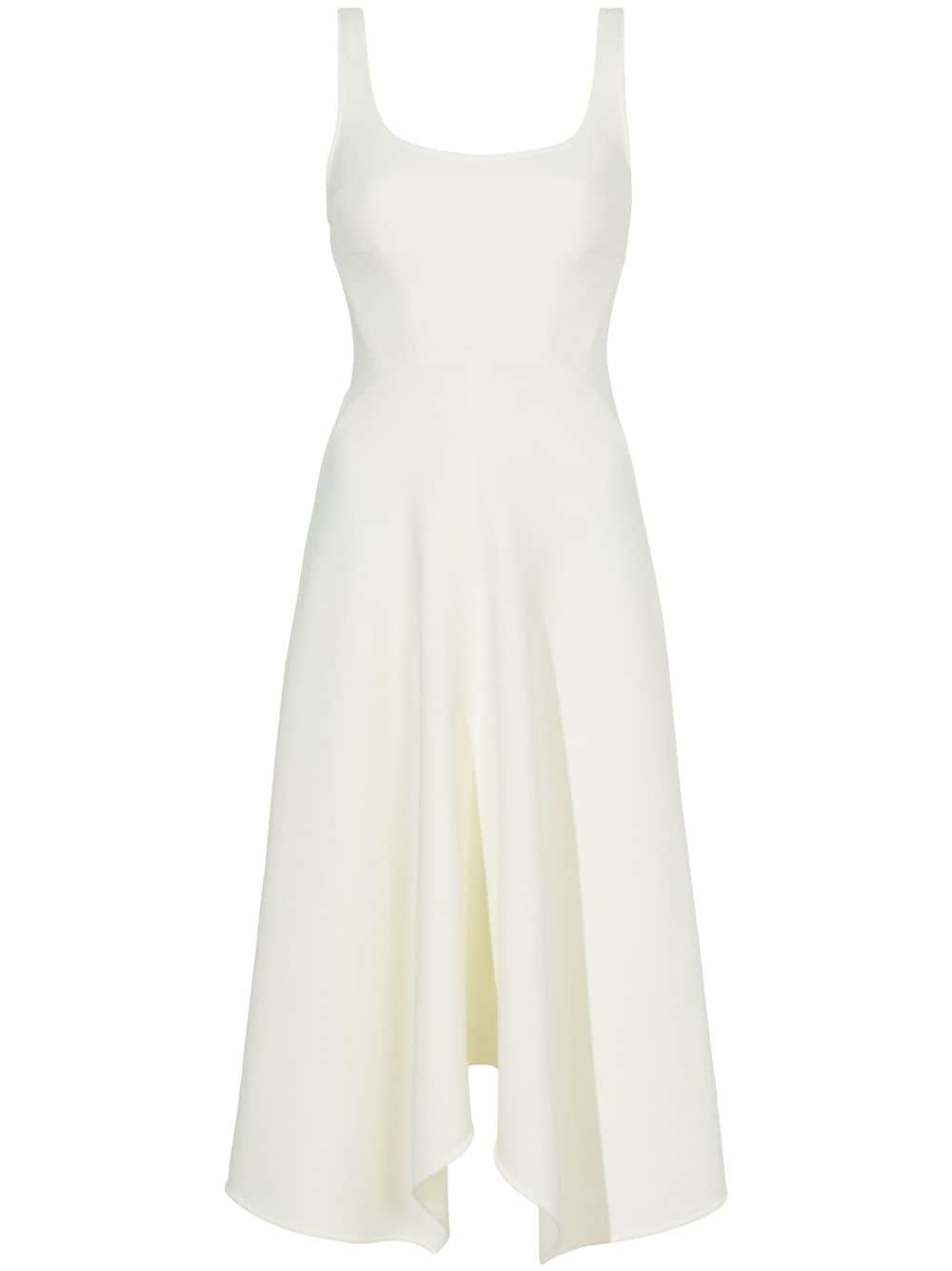 Proenza Schouler White Label Barre Bustier Midi Dress In White