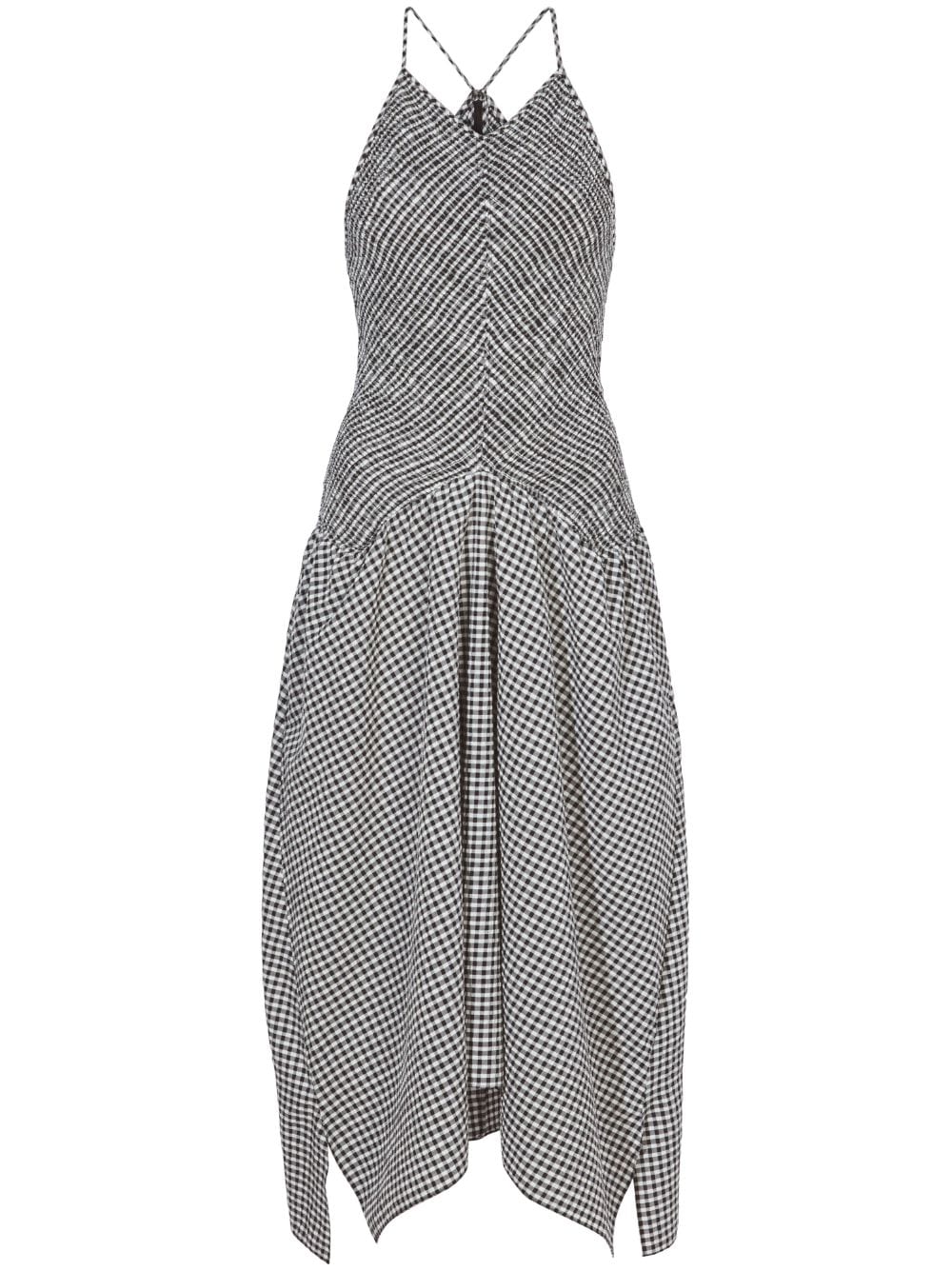 Proenza Schouler White Label gingham-patterned Sleeveless Midi Dress -  Farfetch
