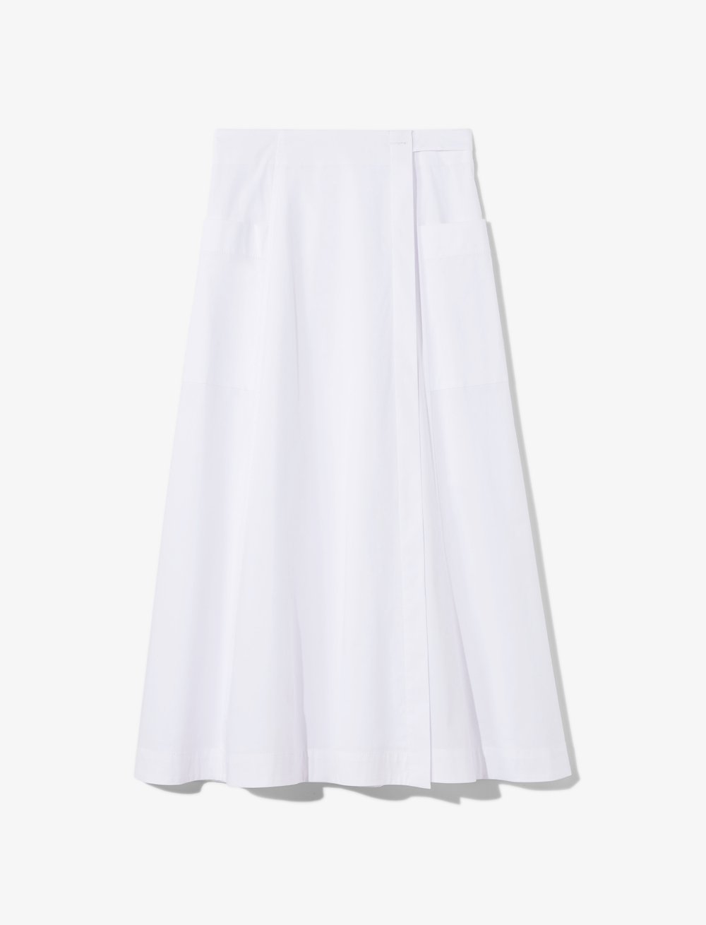 Soft Poplin Wrap Skirt