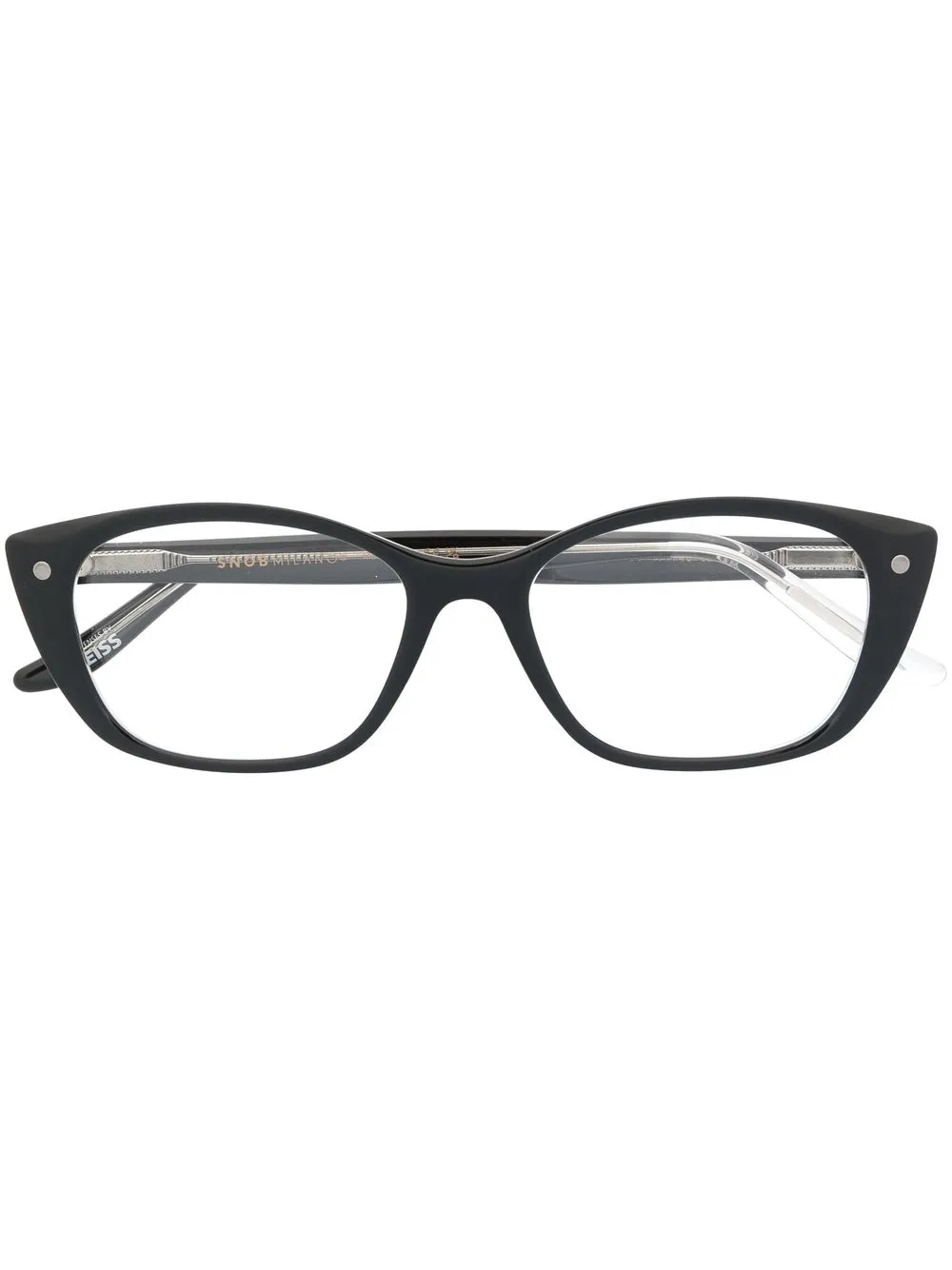 

Snob Bocca cat-eye optical glasses - Black