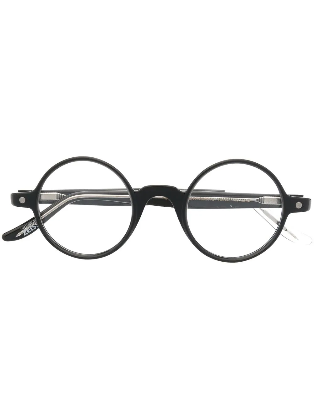 

Snob round-frame eye glasses - Black