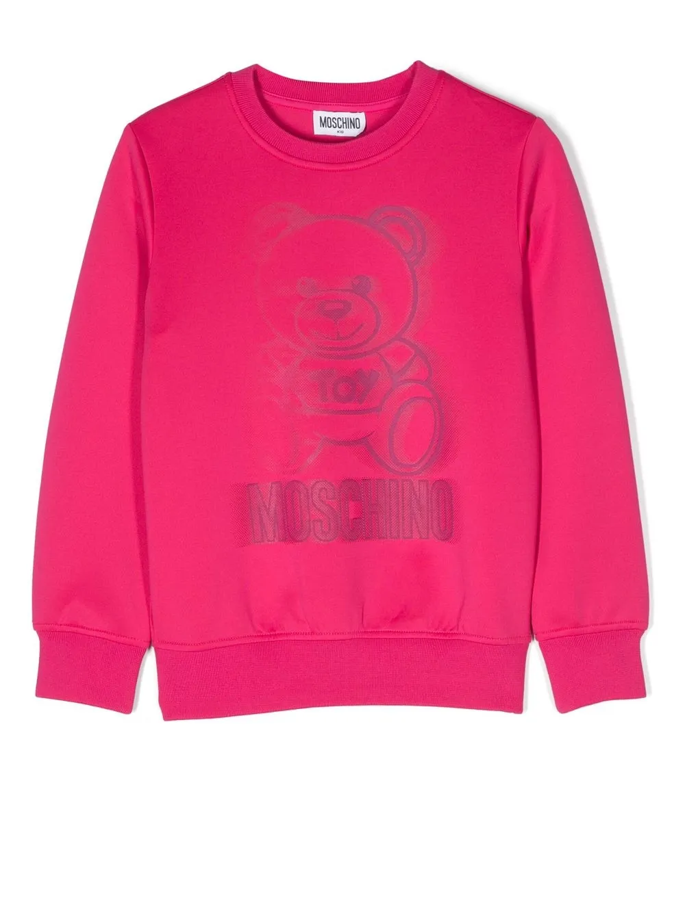 

Moschino Kids teddy-print sweatshirt - Pink