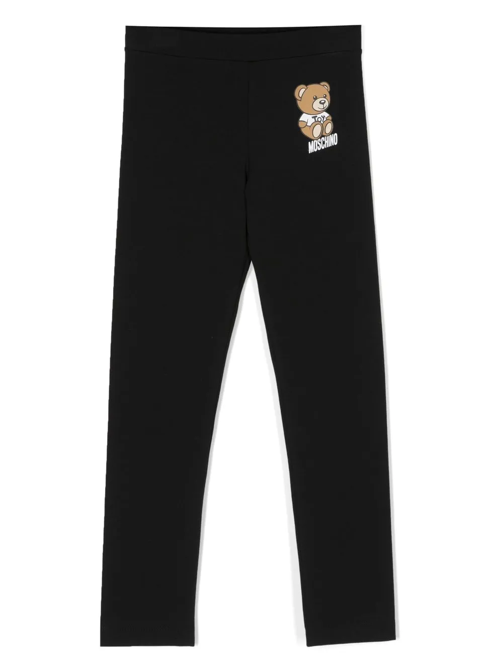 

Moschino Kids leggins con motivo Teddy - Negro