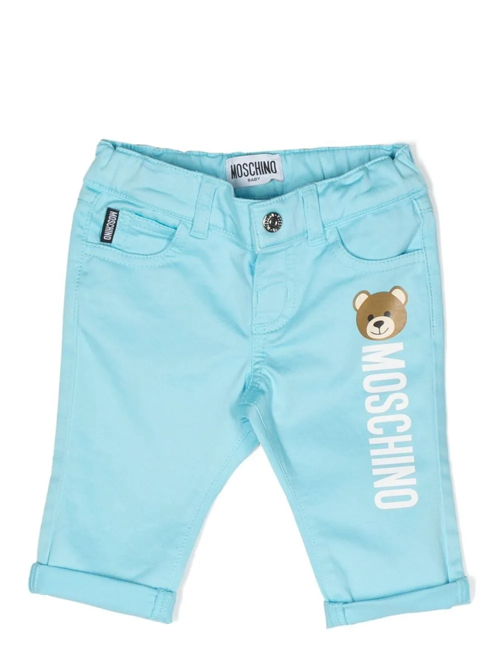 

Moschino Kids pantalones con estampado Teddy Bear - Azul