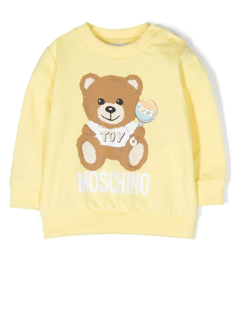 

Moschino Kids sudadera con motivo Teddy Bear - Amarillo