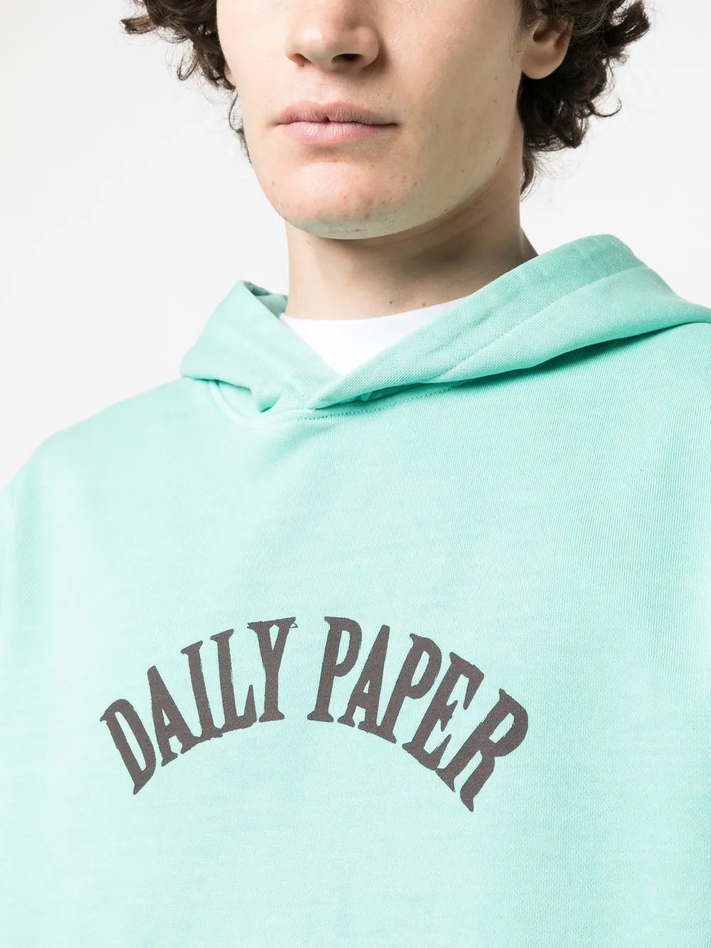 Daily Paper Howell logo print Hoodie Farfetch