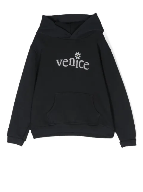 ERL KIDS Hoodie mit Slogan-Print