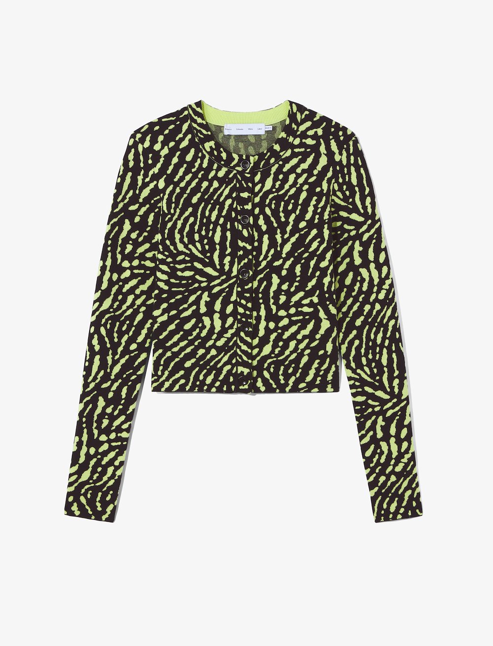 Animal Jacquard Cardigan