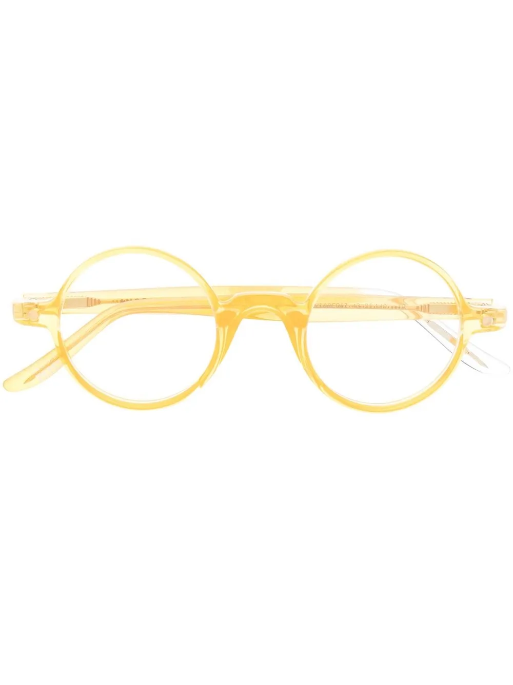 

Snob round-frame optical glasses - Yellow